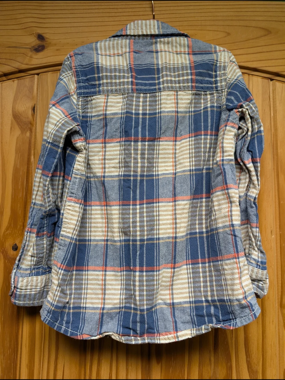 OshKosh Bgosh sleeves plaid down